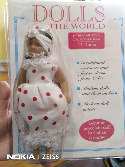 DOLLS OF THE World CUBA Porcelain DOLL Cuban Traditional Costume ...