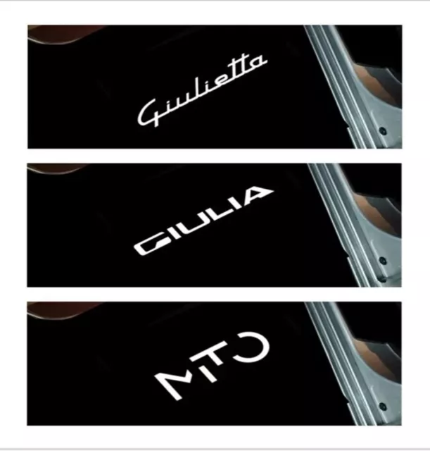 ✅SET PROIETTORI LOGO LUCI SOTTOPORTA CON LOGO Alfa Romeo Giulia Mito Giulietta✅