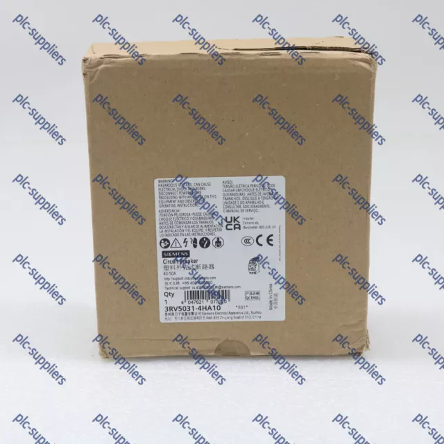 NEW SIEMENS 1PC In Box 3RV5031-4HA10 40-50A Motor protection circuit breaker