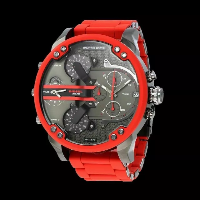 Montre homme diesel sales mr daddy dz7370 rouge