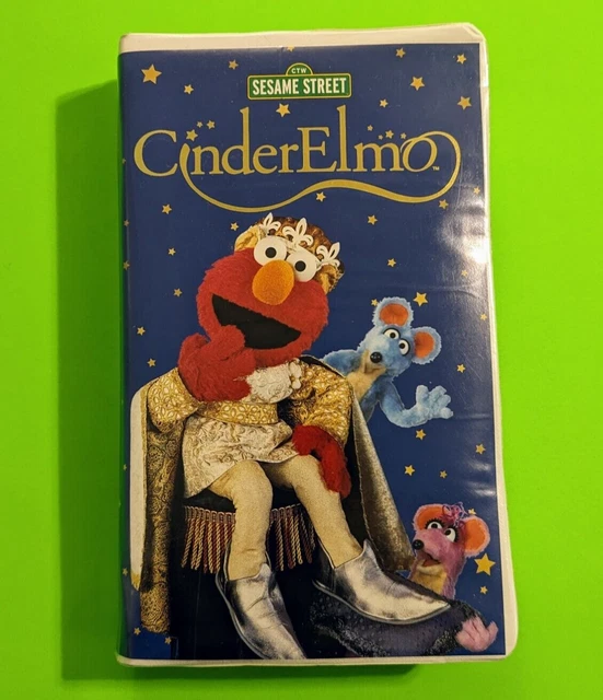 SESAME STREET CINDERELMO VHS Video Tape Elmo’s World VTG VCR Musical