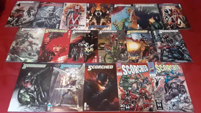 LOT The Scorched 1-18 Complete Spawn Run Full  Set Lot Mcfarlane Image NM-