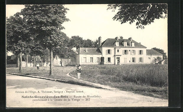 CPA Sainte-Geneviève-des-Bois, Route de Montlhéry leading to the Grotte de la