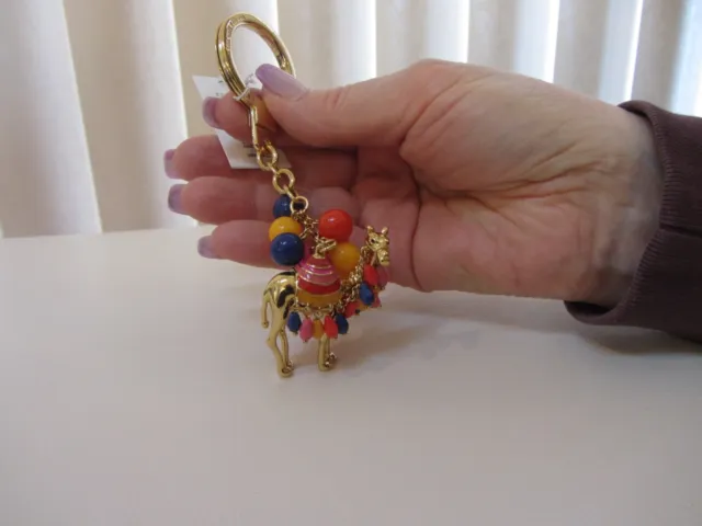 Kate Spade Camel Metal Keychain