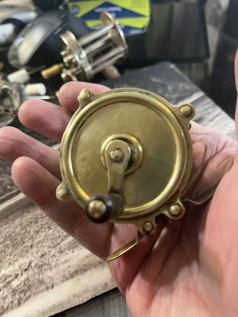 THE CLIMAX ANTIQUE Brass Fishing Reel $35.00 - PicClick