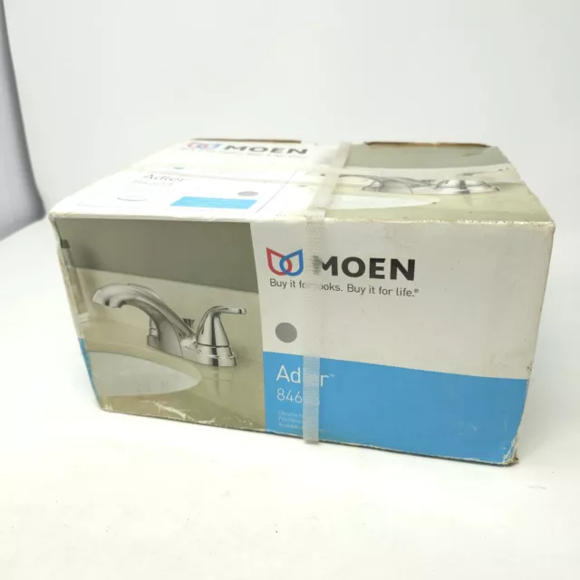 Moen Adler 84603 Two-Handle Bathroom Faucet Spot Resist Chrome Finish