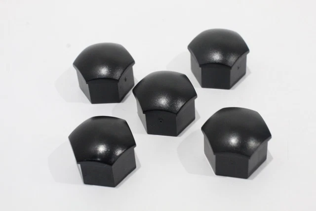 AUDI RS3 8P Black Wheel Nut Bolt Cover Caps x5 New Genuine ...