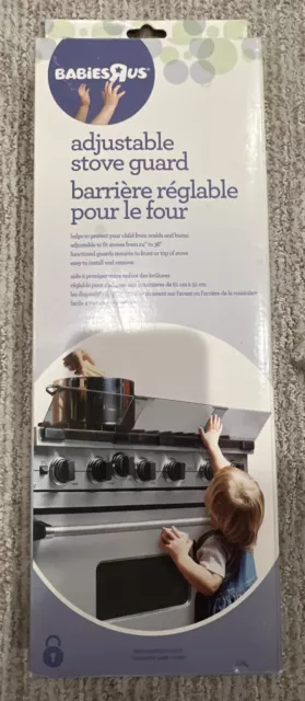 Babies R Us Adjustable Stove Guard Home Safety Adjusts From 24 in to 36 in
