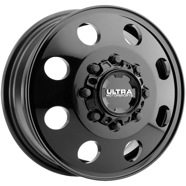 Ultra Modular Dually Front 17x6.5 8x6.5" Gloss Black Wheel Rim 17" Inch