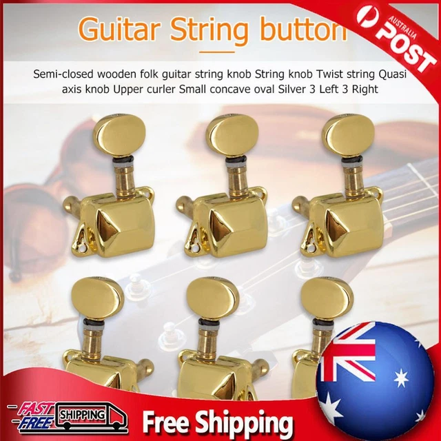 Folk Guitar String Tuning Pegs Reusable Guitar String Button Tuner Replacement
