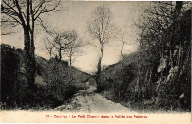 CPA CAROLLES - Le Petit Chemin dans la Vallée des Peintres (245663)