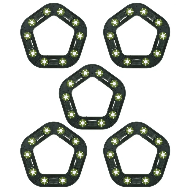 Stützkäfig Weinrich Gitter: 5pcs Garten Unterstützung Säule Rebepflanzen Halter
