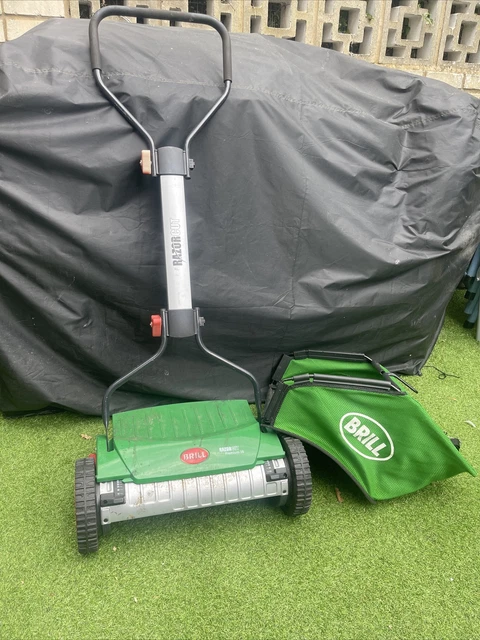 BRILL RAZORCUT PREMIUM 38 Cylinder Push Lawnmower With Grass Collection Bag. 89.99 PicClick UK