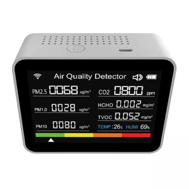 Monitor qualità aria interna WiFi 13 in 1 con rilevatore di CO2 e app Tuya 3