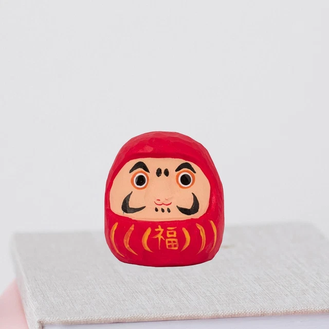 Poupée Daruma Miniature, Sculpture Collection Décorative Artisanat