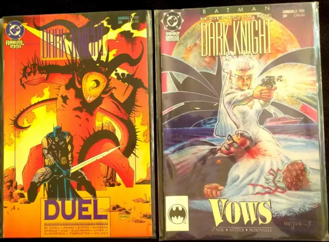 Batman Legends Of The Dark Knight Annual #1 & #2 *DUEL / VOWS* DC Comics [VFNM]
