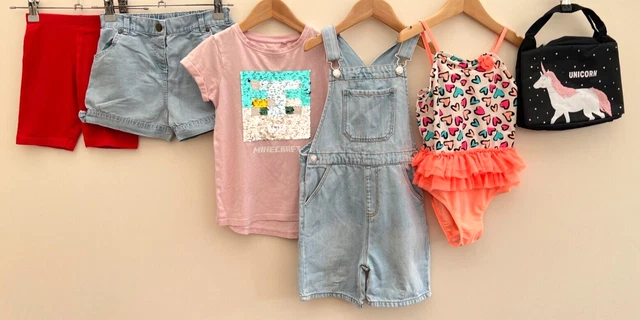 Girls Bundle Of Clothes Age 4-5 Minecraft Zara Tu