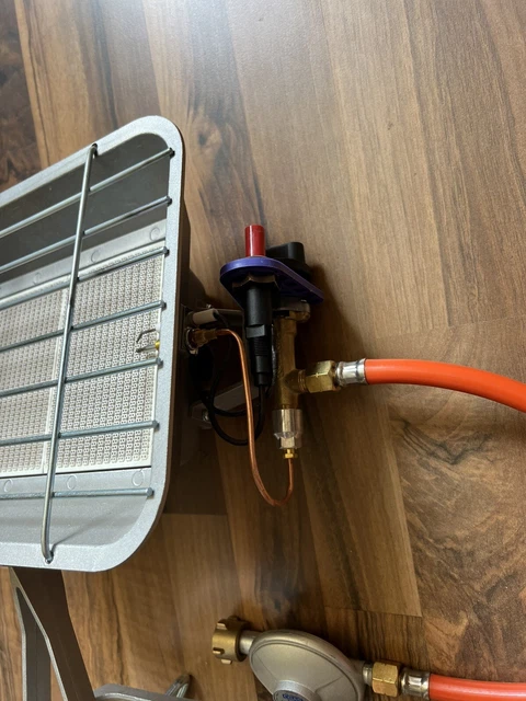 Güde 17306 GHS 4200PIEZO Gasheizstrahler Zeltheizung Außenheizer 4,4 kW 3