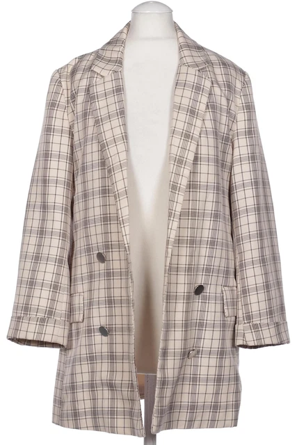 Stradivarius Blazer Damen Business Jacke Gr. EU 36 (S) Viskose beige #ypcjvjw