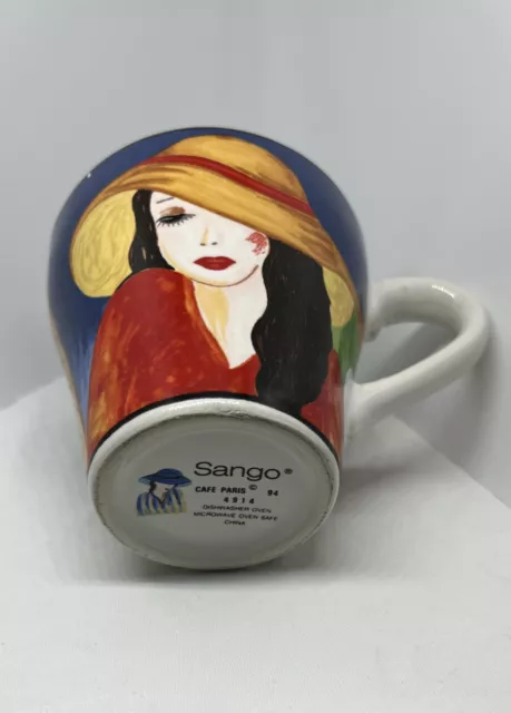 Sango Cafe Paris  94 Coffee/Tea Mug Cup 4914. Ladies In Hats Beautiful 3 In High