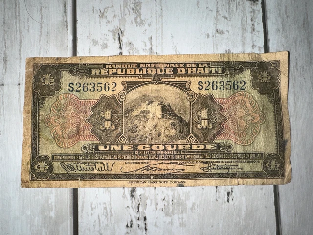 Banque Nationale de la Republique d'Haiti, ND (1919?)