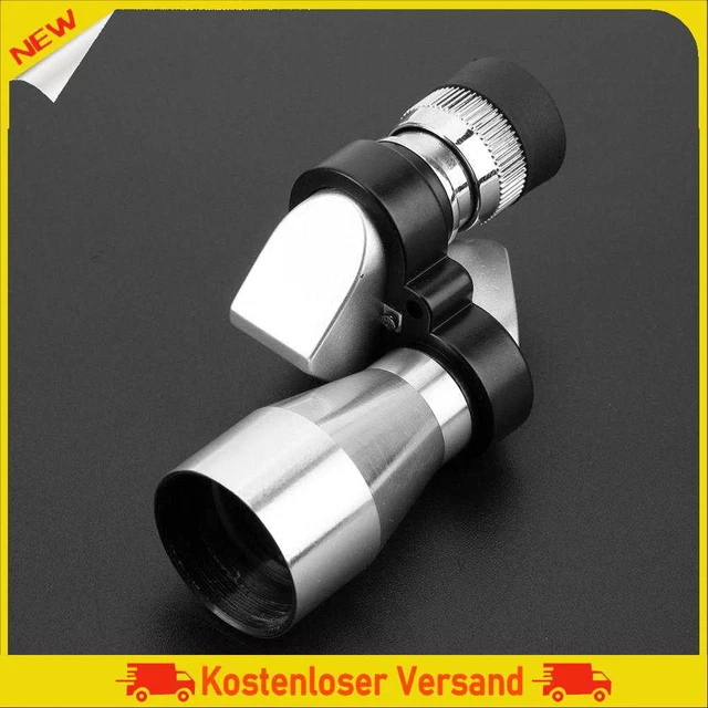 8x20 Mini Corner Binoculars HD Pocket Monocular Outdoor Telescope (Silver)