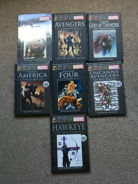 Marvel The Ultimate Graphic Hardback Novels Collection bundle of 7 #81 -#87