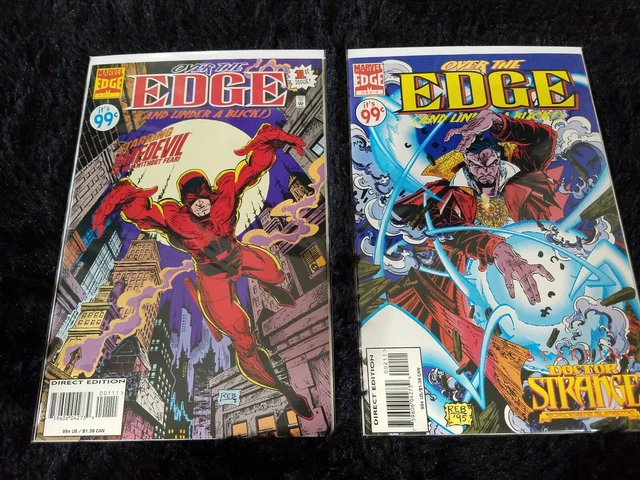 Over The Edge  #1-#10 Set (Vf/Nm) Marvel Comics, Daredevil Punisher, Ghost Rider 3