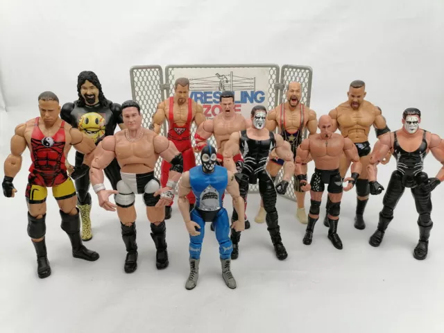 TNA Impact Jakks wrestling figure lot wwe/wwf/wcw/ecw