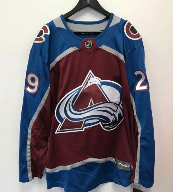 Men's Fanatics Branded Breakaway Colorado Avalanche MacKinnon Jersey. Size XL.