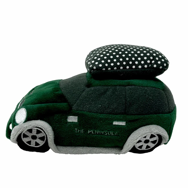 Mini Cooper x Peninsula Hotel Rare collectible Pull back plush toy car
