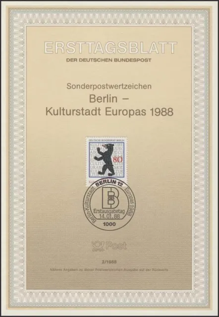 ETB 02/1988 Berlin - Kulturhauptstadt Europas