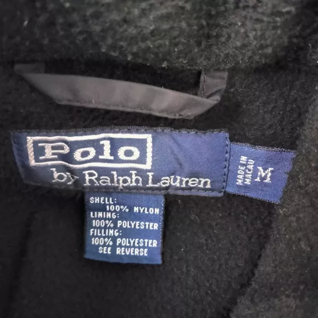 VINTAGE POLO SPORT Ralph Lauren 100% Nylon Fleece Lined Rain Jacket ...