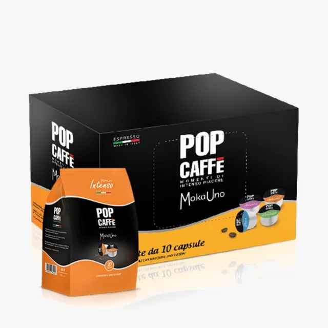 POP CAFFE | UNO SYSTEM | MISCELA INTENSO | 100 200 400 600 pz