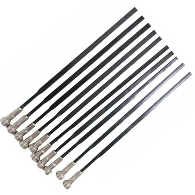 Rayons De Vélo De Montagne à Nervure Droite, Rayons Personnalisés, Matériau SUS304, Diamètre 2.0mm, Longueur 60mm-310mm, 24 Pièces, Beaucoup