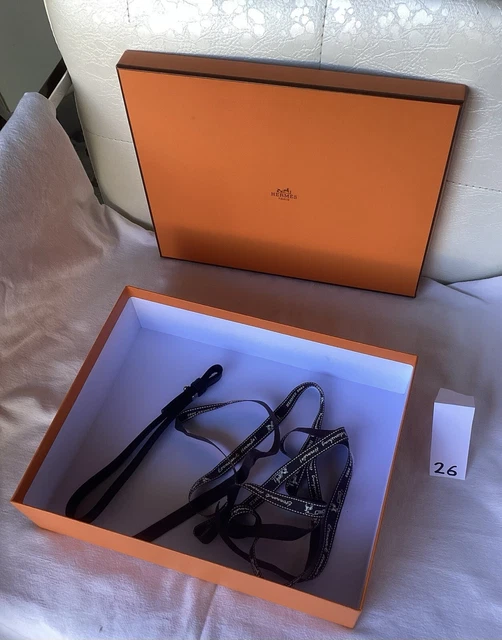 Boîte Hermès Vide 31x31x11 Cm + Sac Shopping 47x42x17 Cm - Emballage Cadeau
