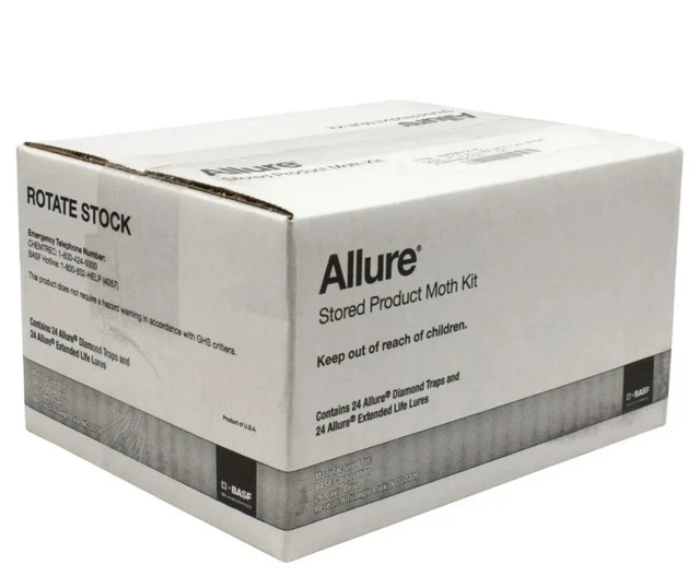 Allure Diamond Trap (24 Pak) Pantry Moth Indian Meal Moth Traps 2