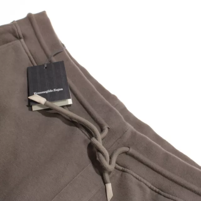 Ermenegildo Zegna NWT Joggers/Sweatpants Size 56 XXL US Taupe Green Cotton/Cash