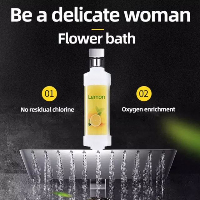 Aromatherapy Lavender Lemon Chlorine Removal Shower Filter Filter Shower Head