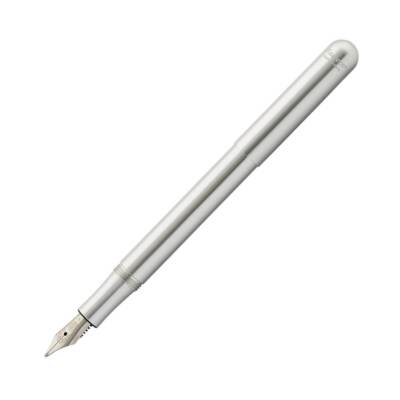 Kaweco Kaweco Penna Stilografica Liliput Tono Argento Alluminio Barile Sottile a Vite 