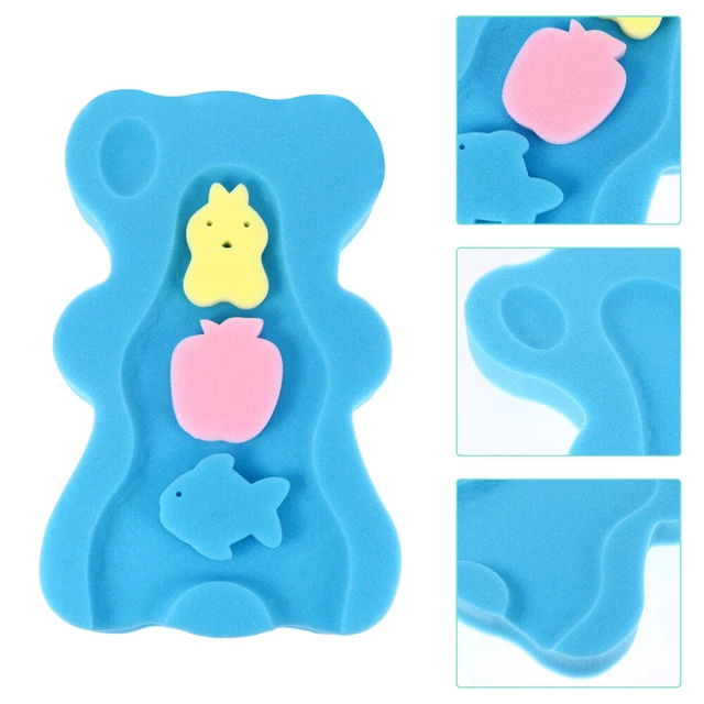 Alfombra esponja de bañera soporte de baño limpieza cuerpo soporte de seguridad