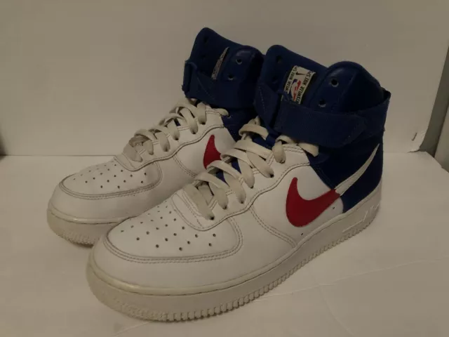 Nike Air Force 1 High '07 LV8 Men's Shoes Wolf Grey/University Red  806403-007 