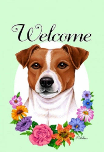 Welcome Garden Flag - Jack Russell Terrier 630241
