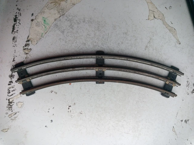 LIONEL 027 GAUGE STANDARD CURVE TRACK O27 train 3 rail tubular steel