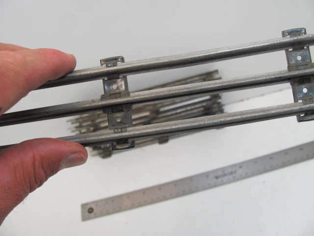 Lot Of 10 : Vintage Lionel 027 Track Standard "O" Gauge 3 Rail 3