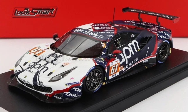 FERRARI - 488 GTE EVO 3.9L TURBO V8 TEAM AF CORSE N 61 24h LE MANS 2022