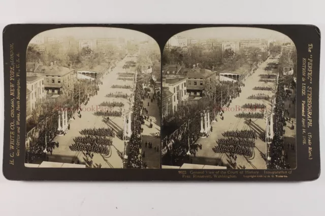 US USA Washington Engpass Justiz- Of History 1905 Foto Stereo Vintage
