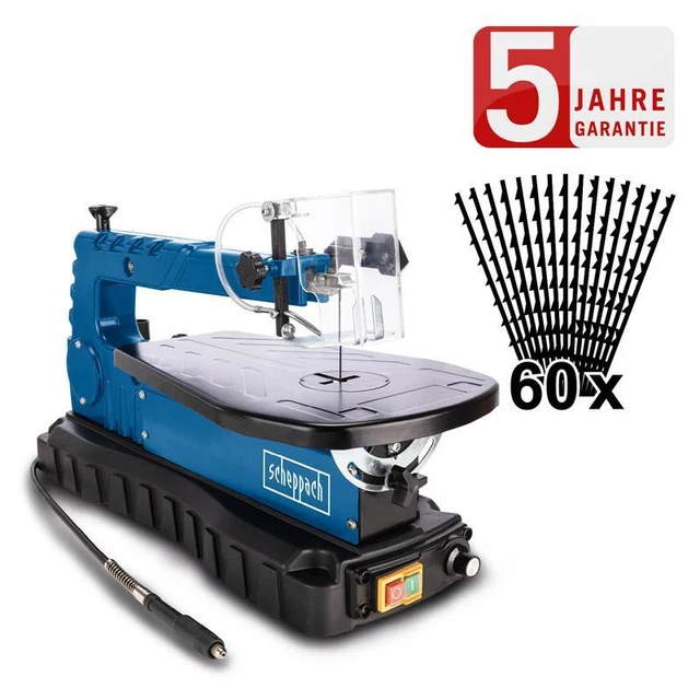 Scheppach Sega Dekupier Deco Flex Sl 405mm Profondità di Taglio Flex.welle 60
