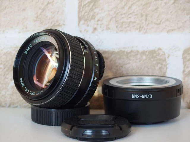 SMC TAKUMAR 50MM F1.4 M4/3 Mount Adapter Set $296.99 SMC TAKUMAR 50MM F1.4 M4/3 Mount Adapter Set $296.99