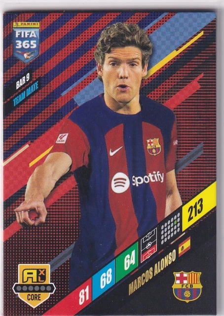 Carte Panini FIFA 365 2017 - FC Barcelone - Insigne Club - État Near Mint - Collection Football